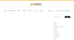 Desktop Screenshot of geophon.de